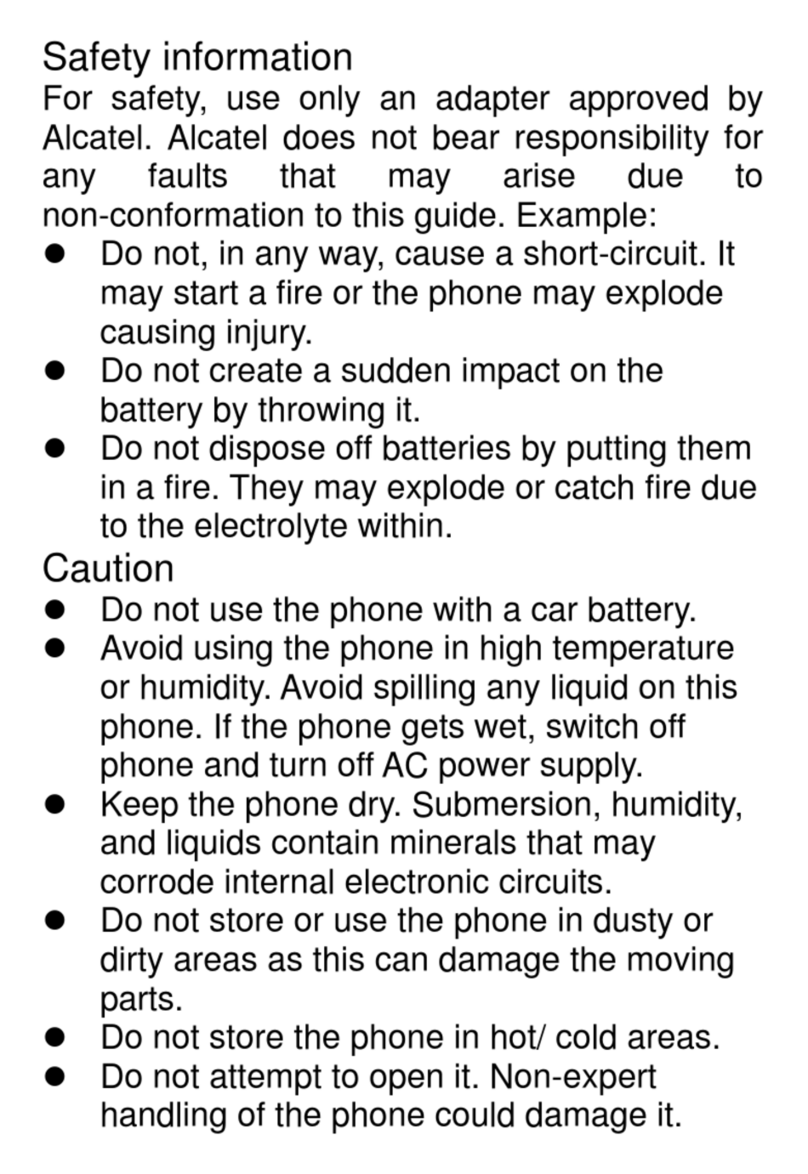 Alcatel OT-S522C User manual
