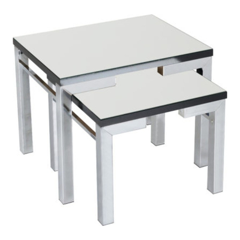 Seconique VALENCIA NEST OF TABLES User manual Seconique VALENCIA NEST OF TABLES User manual