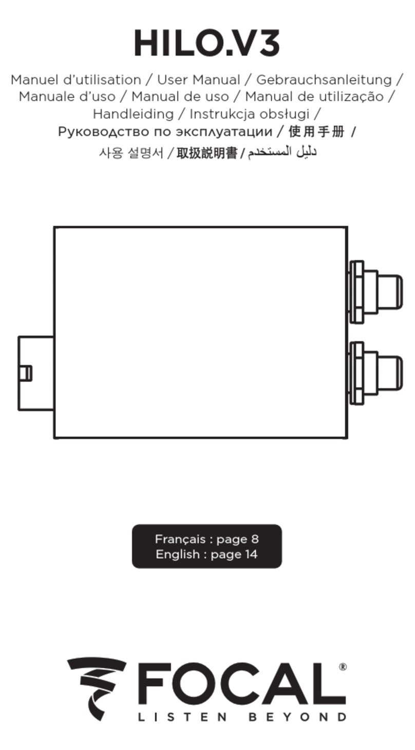 Focal HILO.V3 user manual