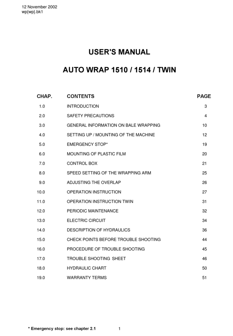 tellefsdal AUTO WRAP 1510 user manual tellefsdal AUTO WRAP 1510 user manual