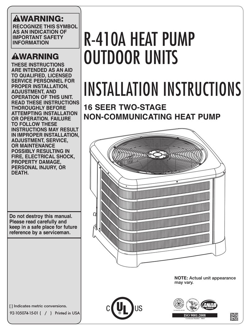 Fujitsu FO2416RTJNAA installation instructions