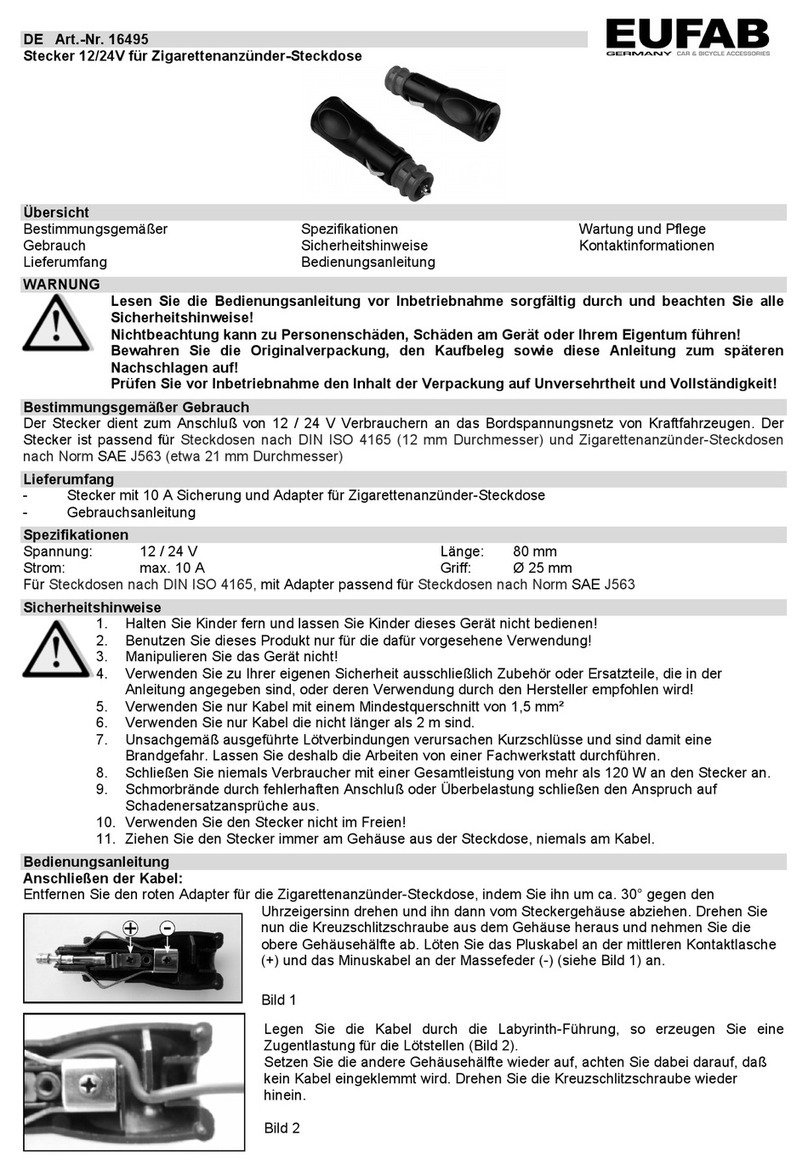 EUFAB 16495 manual