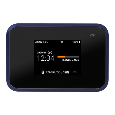 Sharp Au Speed Wi-Fi NEXT W07 quick start guide