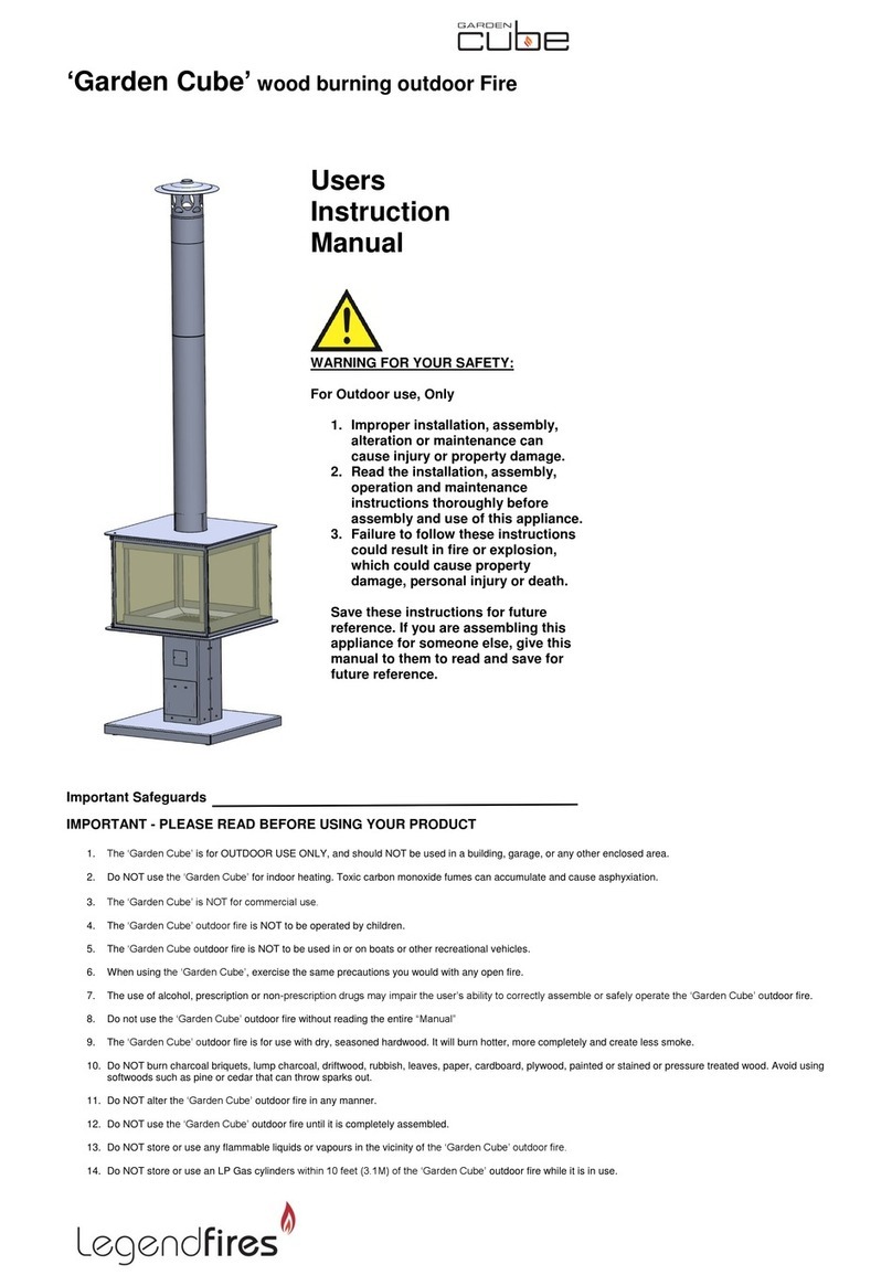 Legendfires Garden Cube User instruction manual