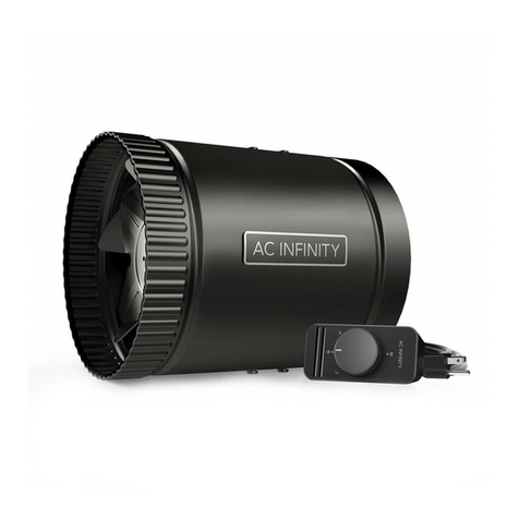 AC Infinity RAXIAL Series User manual