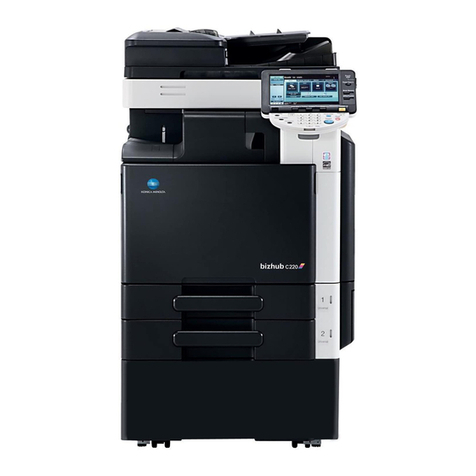 Konica Minolta bizhub C220 Series Disassembly instructions