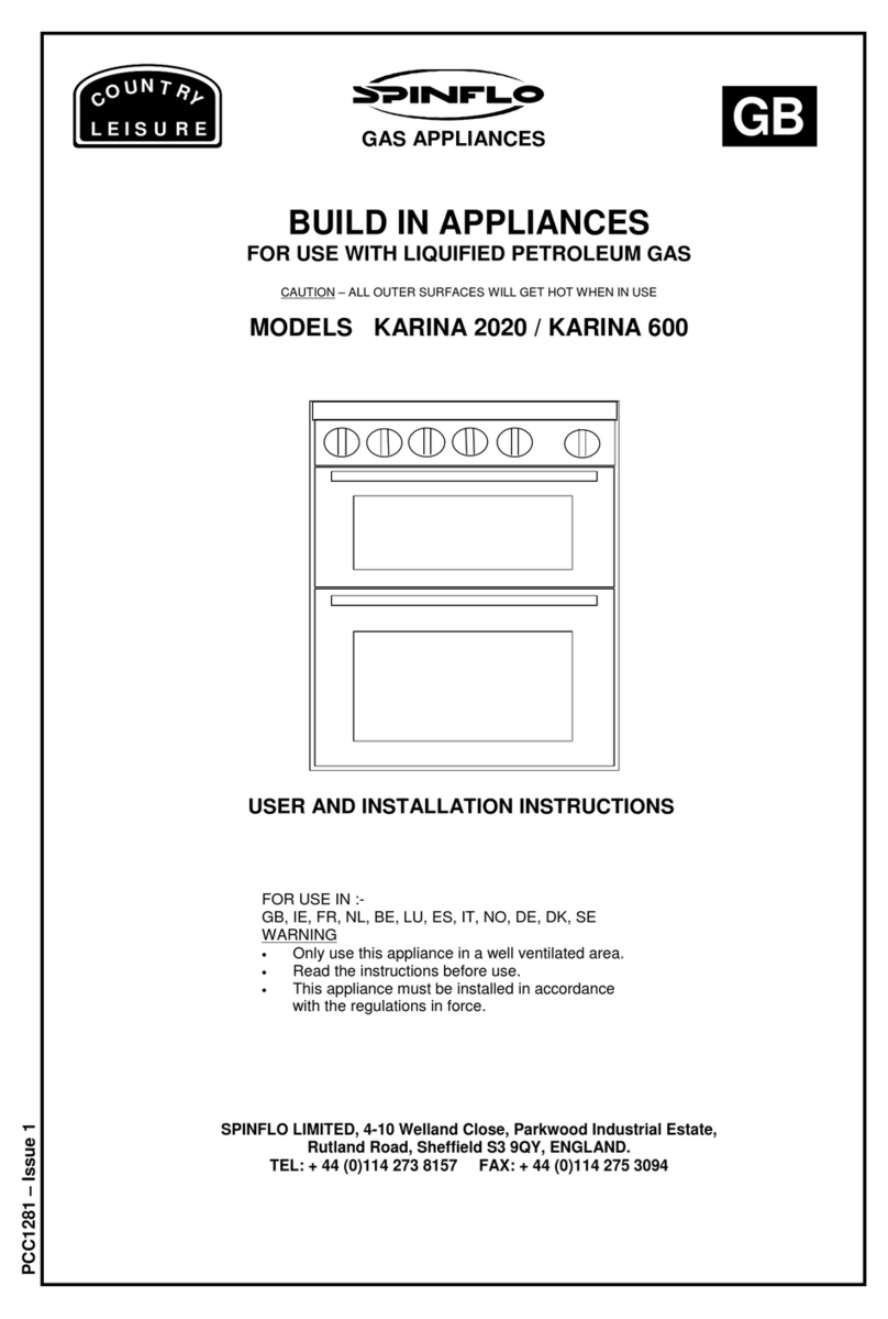 spinflo Country Leisure KARINA 2020 User and installation instructions