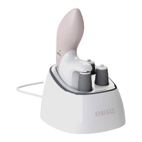 HoMedics Soft as Silk PED-1300-EU instruction manual
