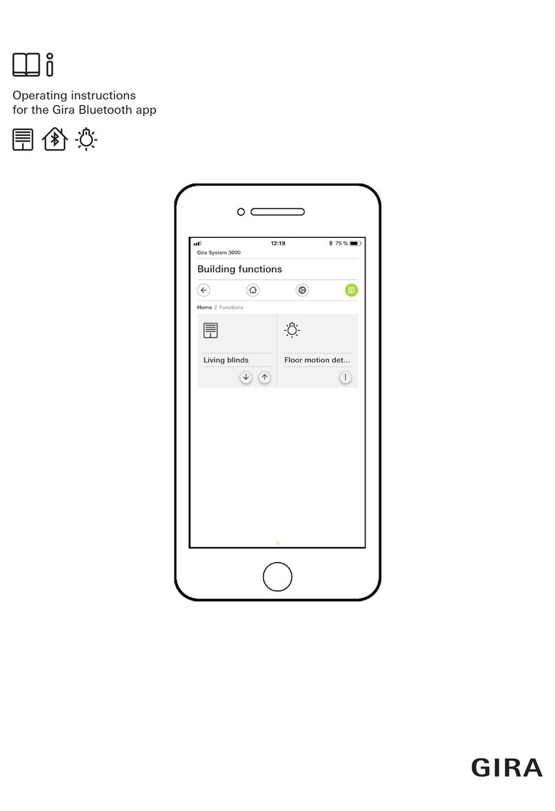 Gira System 3000 User manual