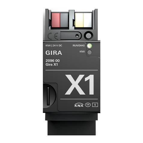 Gira X1 operating instructions