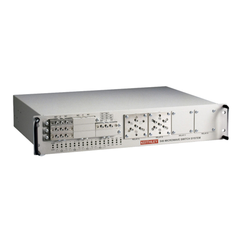 Keithley S46 User manual