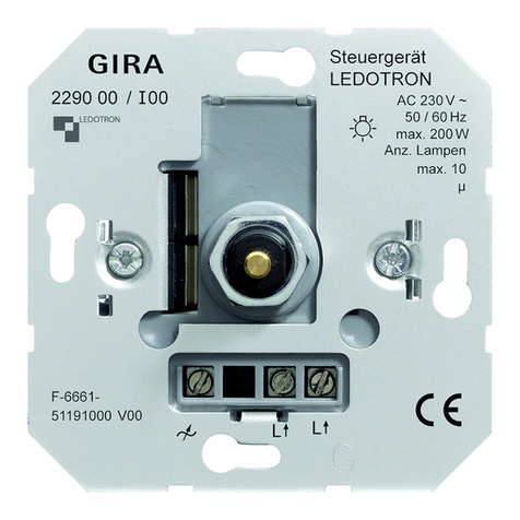 Gira LEDOTRON User manual