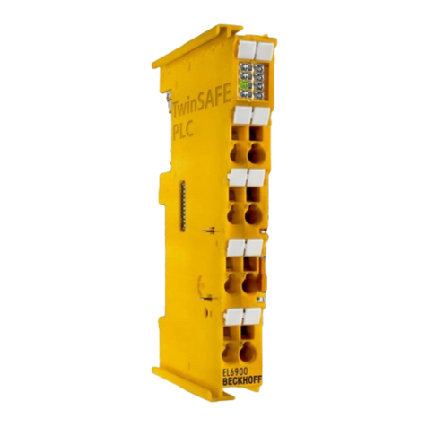 Beckhoff TwinSAFE logic FB Operator's manual
