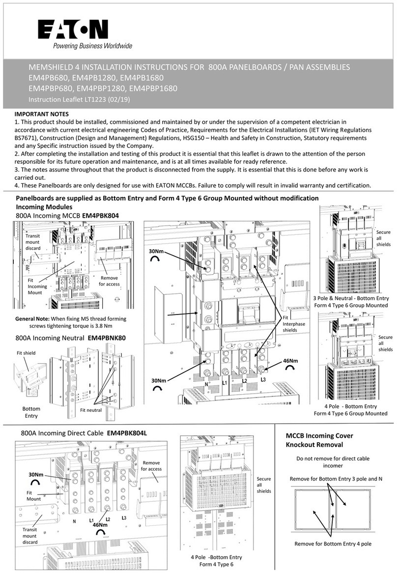 Eaton MEMSHIELD 4 User manual