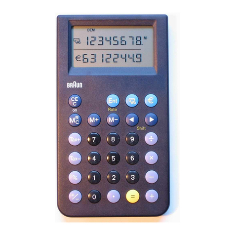 Braun ET 100 manual