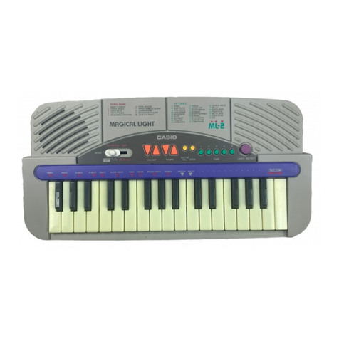 Casio Magical Light ML-2 User manual