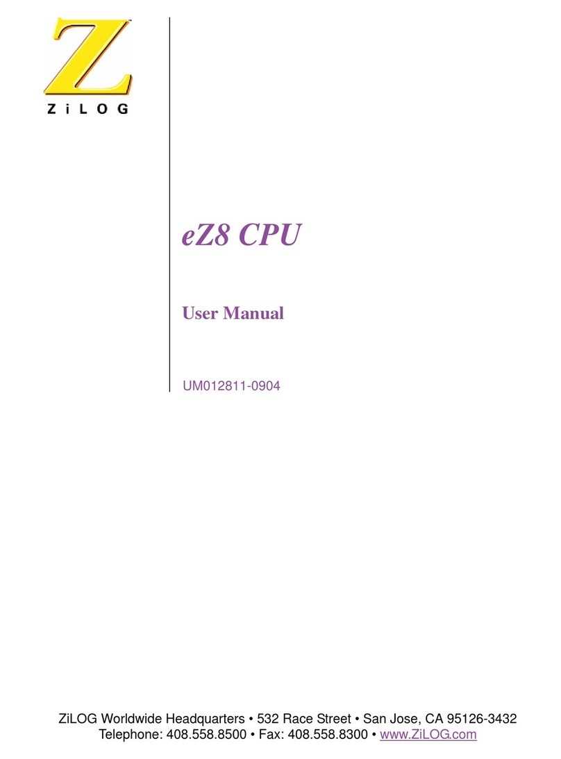 ZiLOG eZ8 user manual