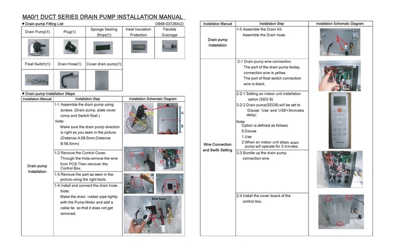 Samsung MA0/1 DUCT Series installation manual