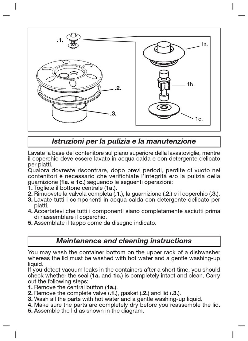 Rommelsbacher VCK 525 Maintenance and cleaning instructions
