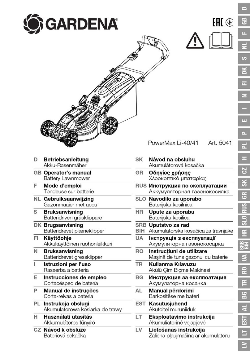 Gardena PowerMax Li-40/41 User manual
