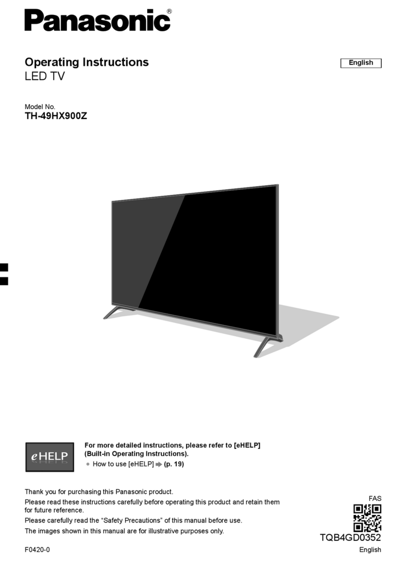 Panasonic TH-49HX900Z User manual
