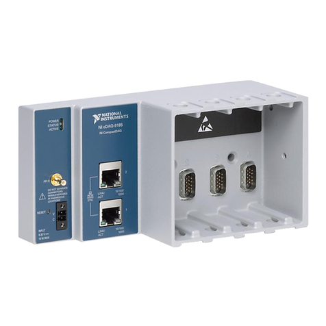 National Instruments CompactDAQ cDAQ-9185 User manual National Instruments CompactDAQ cDAQ-9185 User manual