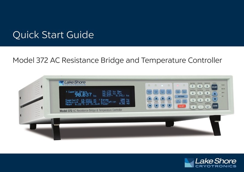 Lake Shore Cryotronics 372 User manual