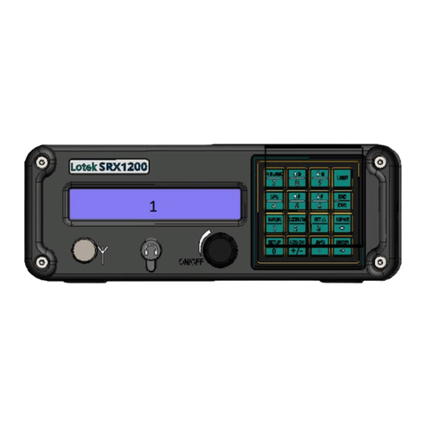 Lotek SRX1200 Series User manual