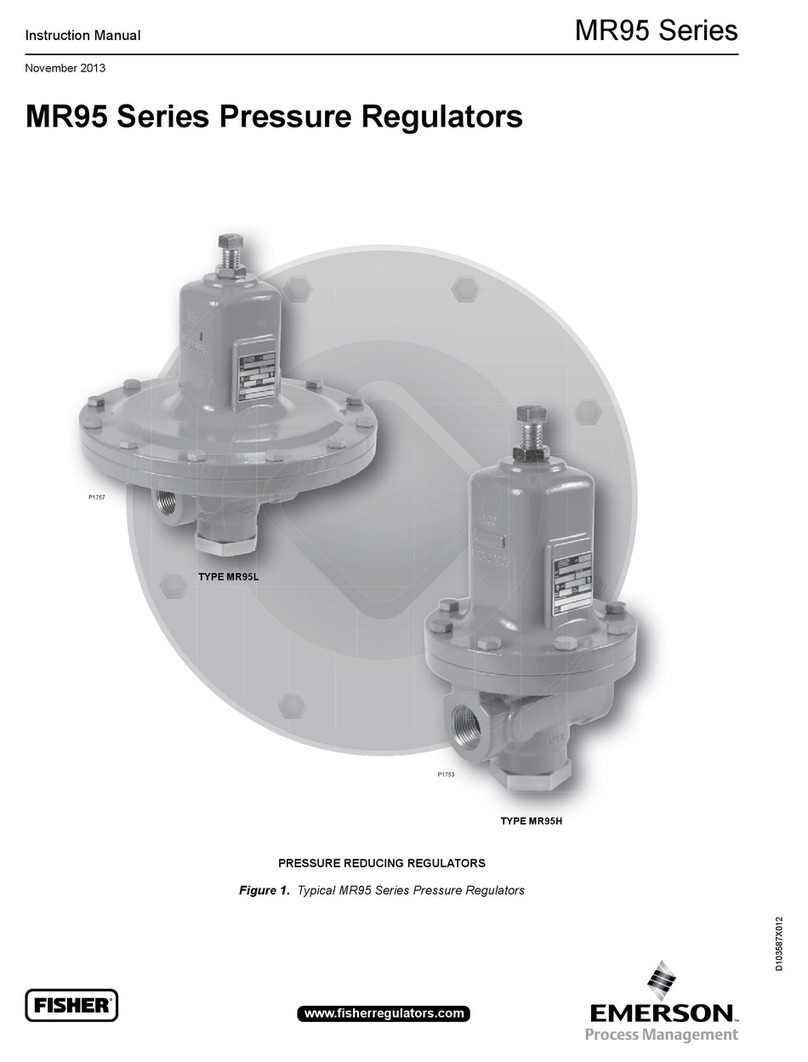 Emerson Fisher MR95 Series User manual