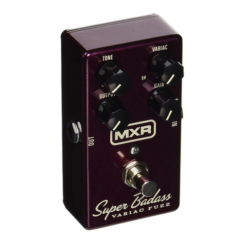 Dunlop MXR M236 SUPER BADASS manual