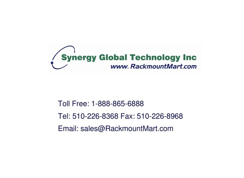 Synergy Global Technology TAU401 quick start guide Synergy Global Technology TAU401 quick start guide