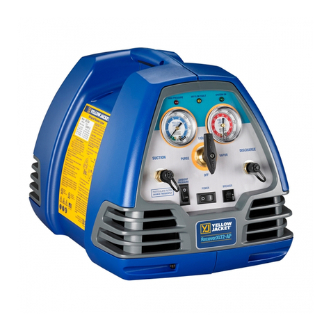 yellow jacket RecoverXLT2-AP Operation and maintenance manual