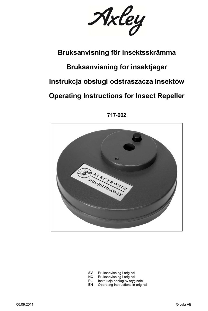 Axley 717-002 operating instructions