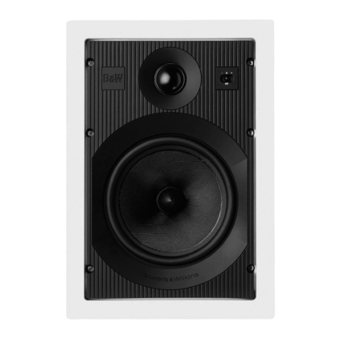 Bowers & Wilkins CWM6260 Owner's manual and warranty