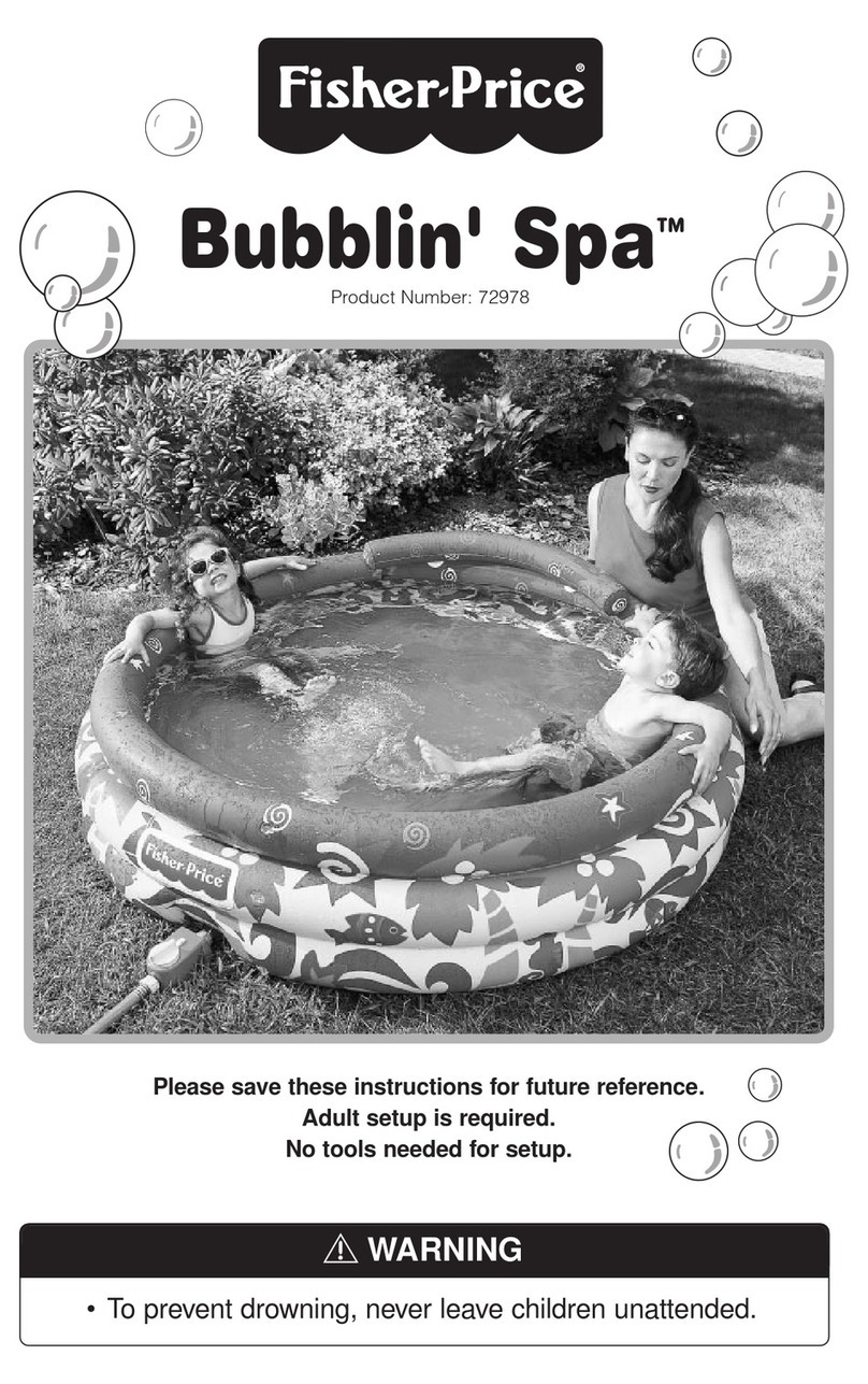 Fisher-Price Bubblin'Spa manual