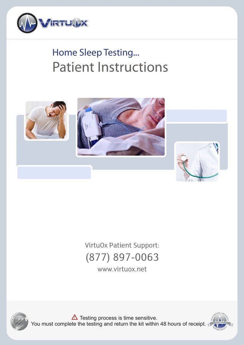 Virtuox Home Sleep Test Patient instructions