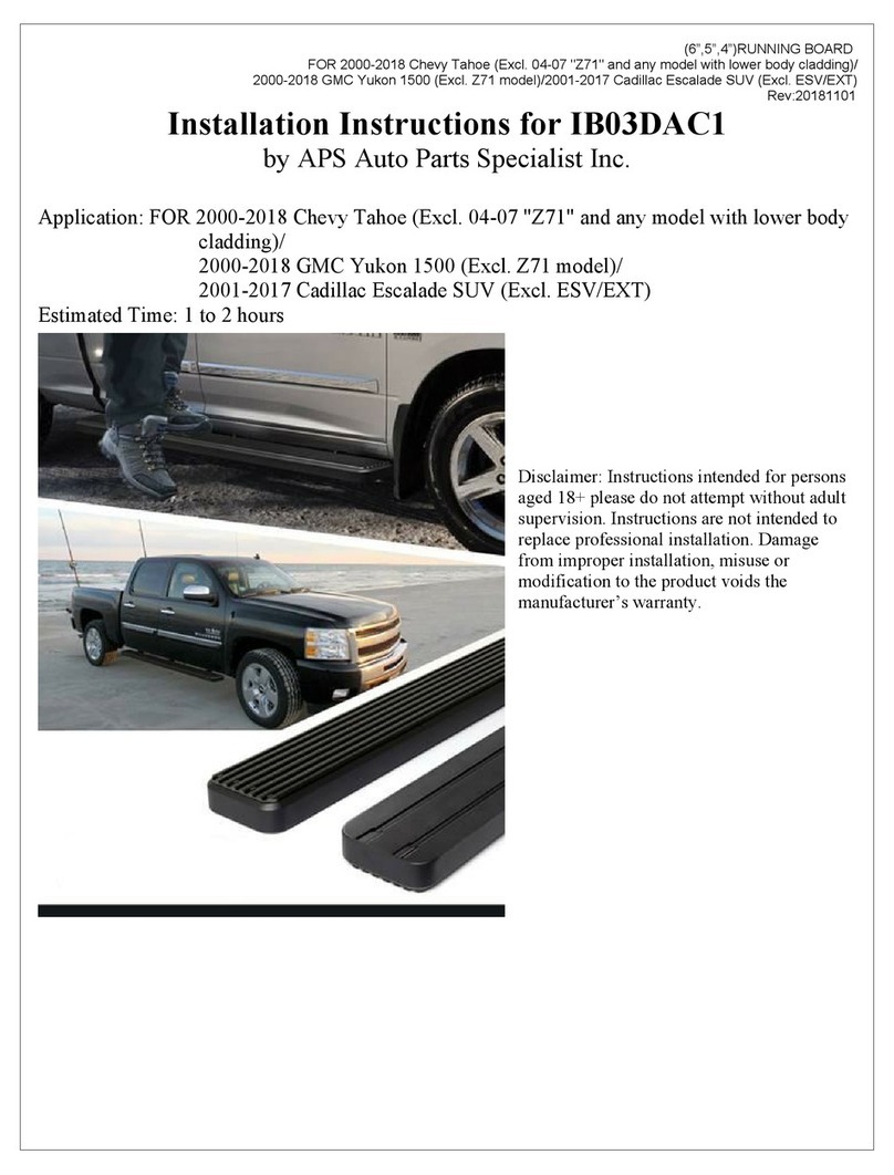 APS Auto Parts Specialist IB03DAC1 User manual