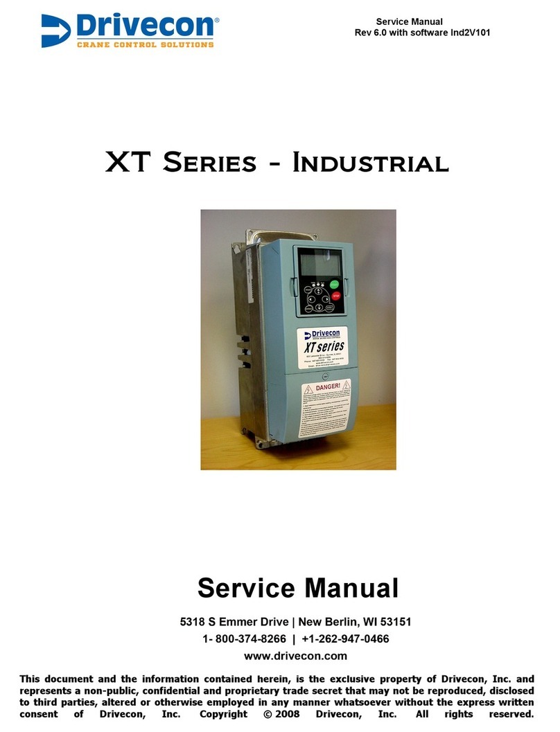 Drivecon XT Series Service manual