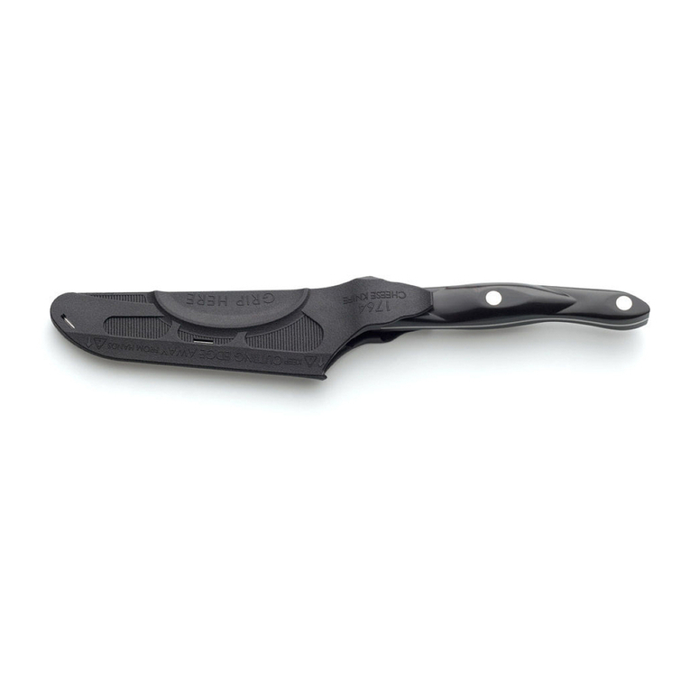 CUTCO SINGLE KNIFE STORAGE SHEATH Instructions for safe use