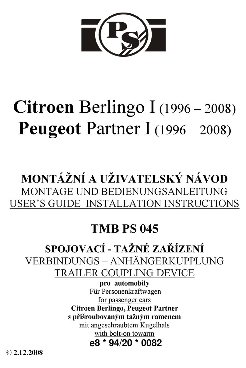 PS TMB PS 045 User's guide & installation instructions