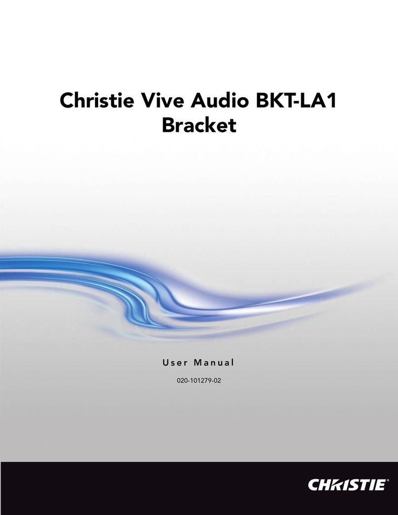 Christie Vive Audio BKT-LA1 user manual