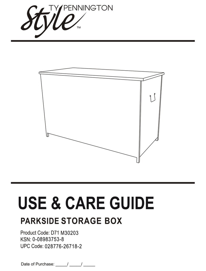 Sears TY PENNINGTON Style D71 M30203 Use & care guide