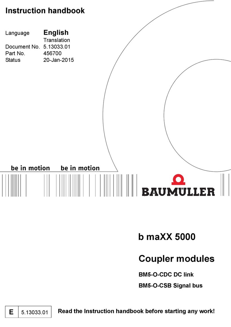 Baumuller BM5-O-CDC manual&nbsp;