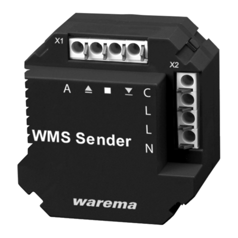 WAREMA WMS Operating and installation instructions
