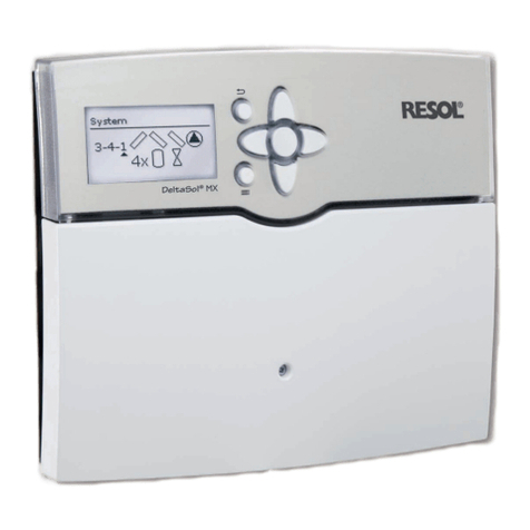 Resol DeltaSol MX User manual