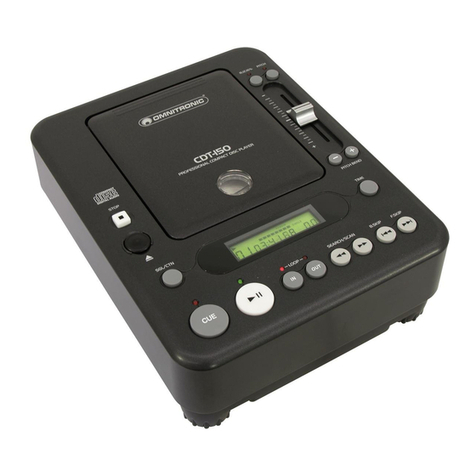 Omnitronic CDT-150 User manual