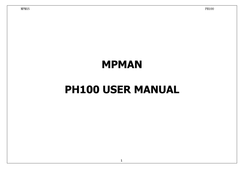 MP-Man PH100 User manual