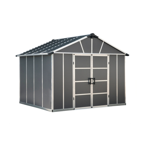 Palram Yukon Shed - 11 'x9' S manual