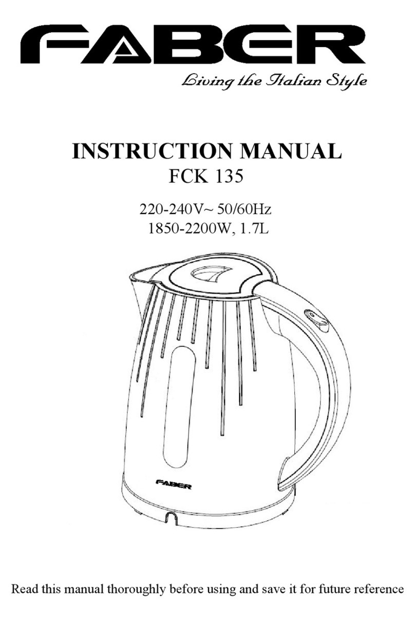 Faber FCK 135 instruction manual