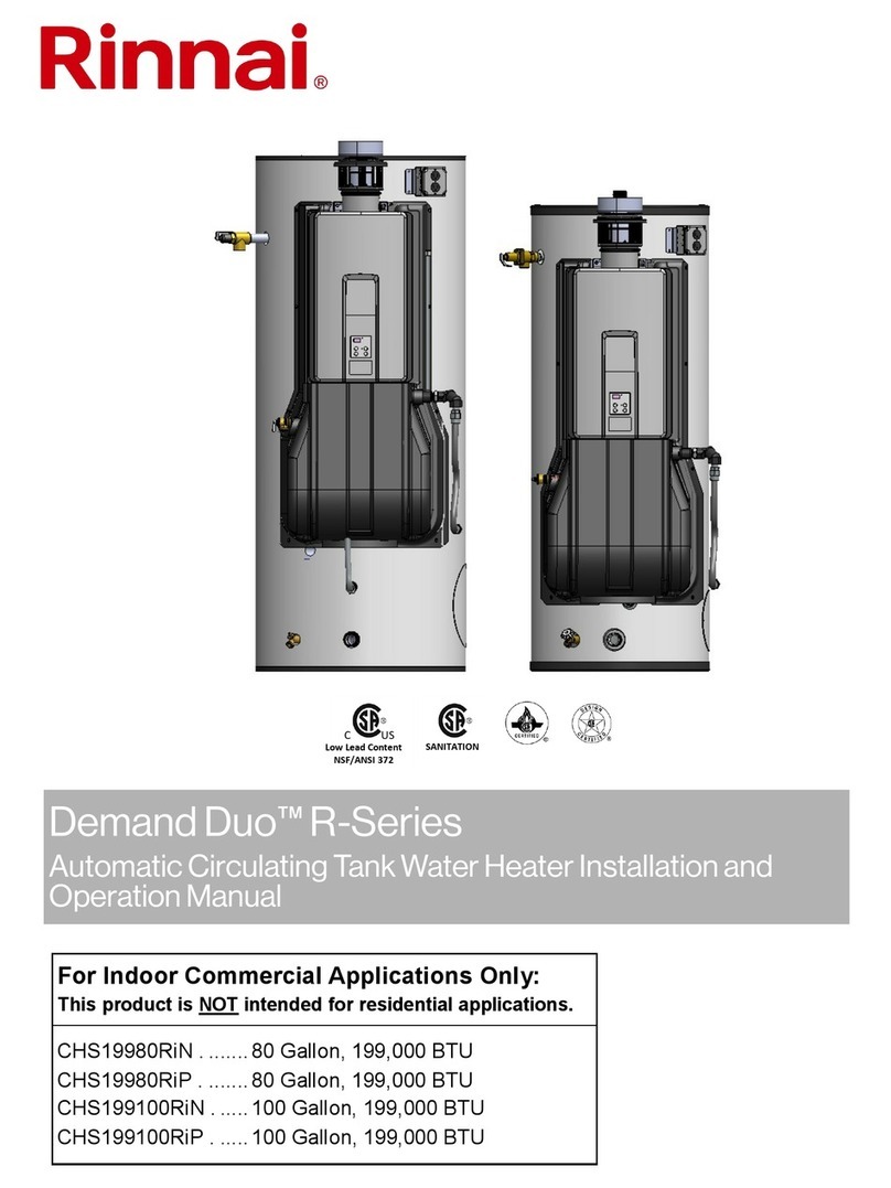 Rinnai Demand Duo R Series User manual